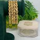 FS Collection Gold Plated Bangles Set