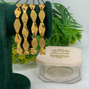 FS Collection Gold Plated Bangles Set