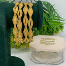 FS Collection Gold Plated Bangles Set