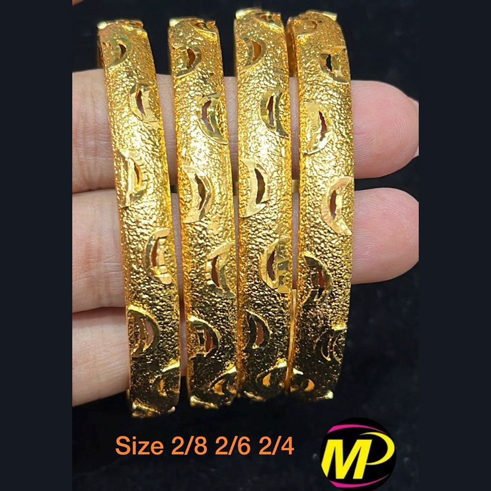 FS Collection Gold Plated Bangles Set