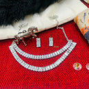 FS Collection Ad Stone Choker Necklace Set