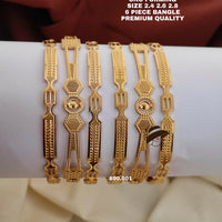 FS Collection Gold Plated Bangles Set
