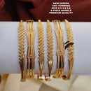 FS Collection Gold Plated Bangles Set