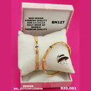 FS Collection Gold Plated Bangles Set