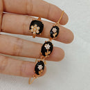 FS Collection Gold Plated Bracelet & Ring Combo