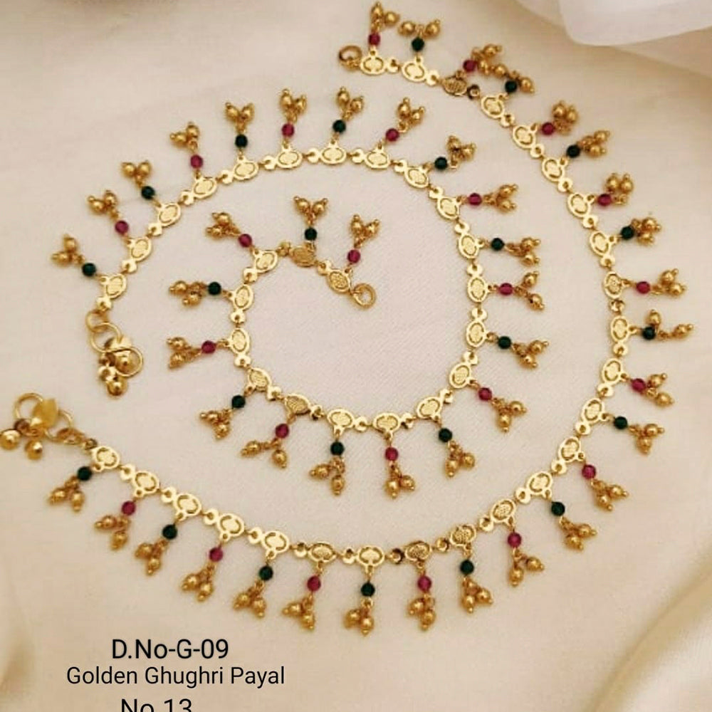 FS Collection Gold Plated Fancy Payal