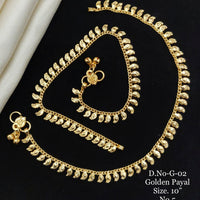FS Collection Gold Plated Fancy Payal