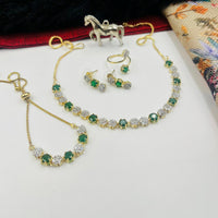 FS Collection Gold Plated Jewellery Combo