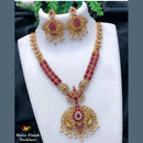 FS Collection Pota Stone Haram Necklace Set