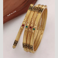 FS Collection Gold Plated Bangles Set