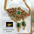 FS Collection Pota Stone Gold Plated Choker Necklace Set