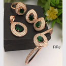 FS Collection Rose Gold Plated Jewellery Combo