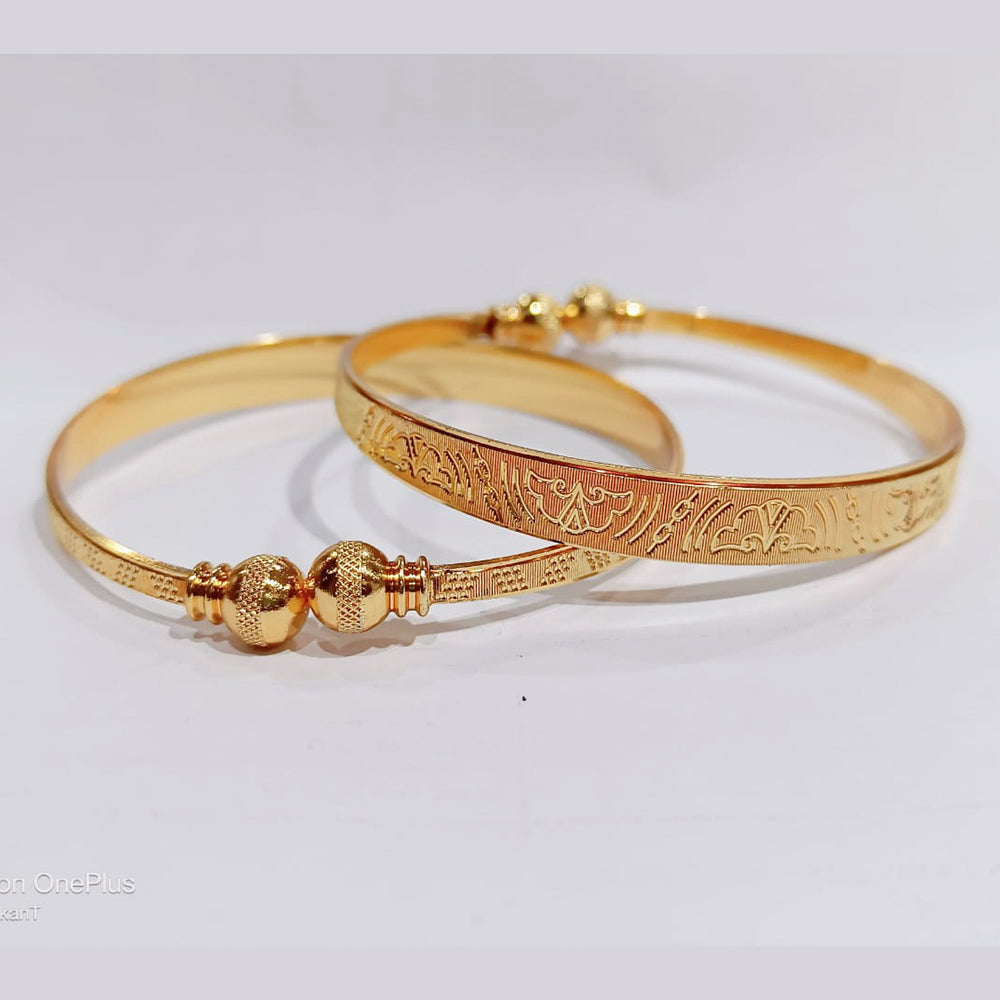 FS Collection Gold Plated Openable Kada