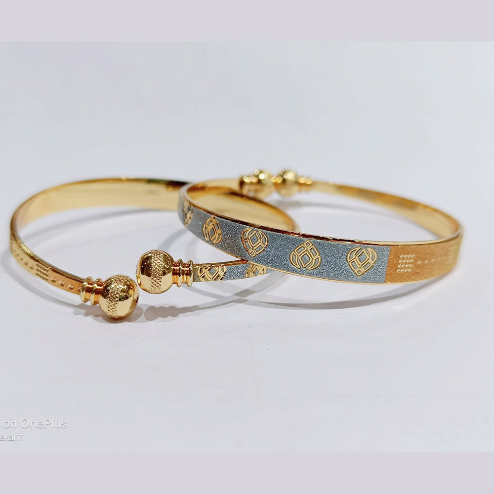 FS Collection Gold Plated Openable Kada
