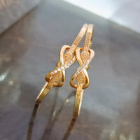 FS Collection Gold Plated Openable Kada
