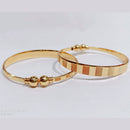 FS Collection Gold Plated Openable Kada