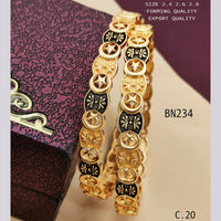 FS Collection Gold Plated Bangles