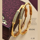 FS Collection Gold Plated Bangles
