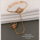 FS Colletion Rose Gold Plated Hand Harness