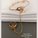 FS Colletion Rose Gold Plated Hand Harness