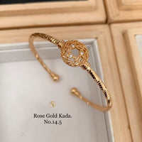 FS Collection Rose Gold Plated Kada