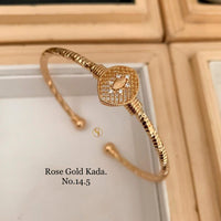 FS Collection Rose Gold Plated Kada