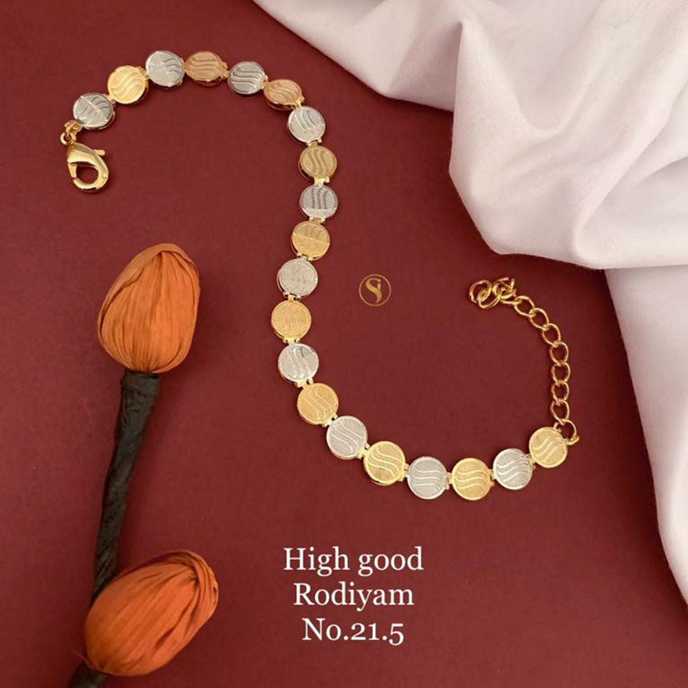 FS Collection Gold Plated Bracelet