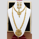 FS Collection Gold Plated Pota Stone Bridal Set