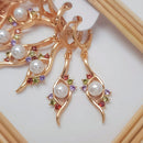 FS Collection Crystal Stone Dangler Earrings