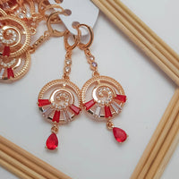 FS Collection Crystal Stone Dangler Earrings