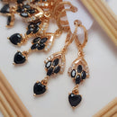 FS Collection Crystal Stone Dangler Earrings