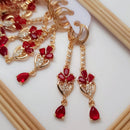 FS Collection Crystal Stone Dangler Earrings
