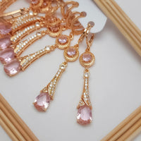 FS Collection Crystal Stone Dangler Earrings