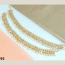 FS Collection Gold Plated Kundan Stone & Beads Payal