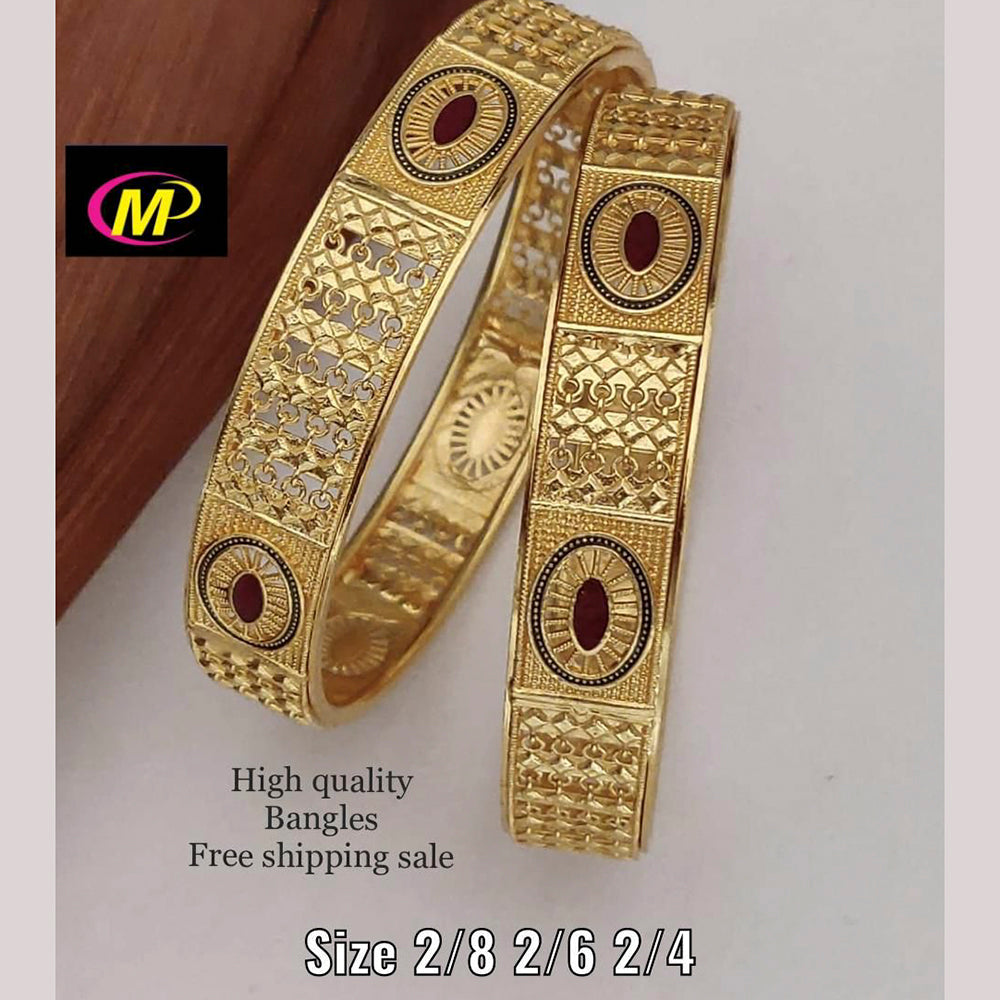 FS Collection Gold Plated Bangles