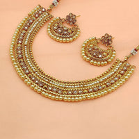 FS Collection 2 Tone Plated Necklace Set