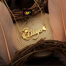 FS Collection Gold Plated Personalized Name Necklace