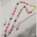 FS Collection Gold Plated Baeds Necklace Set