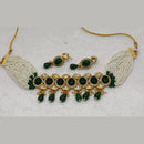 FS Collection Gold Plated Austrian Stone Necklace Set