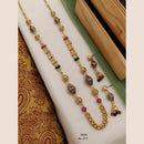 FS Collection Gold Plated Beads Necklace Set