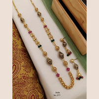 FS Collection Gold Plated Beads Necklace Set