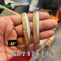 FS Collection Gold Plated Bangles