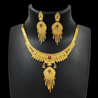 FS Collection Gold Plated Necklace Set