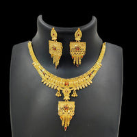 FS Collection Gold Plated Necklace Set