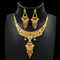 FS Collection Gold Plated Necklace Set