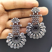 FS Collection Oxidised Plated Dangler Earrings
