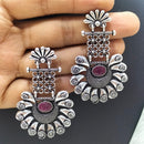 FS Collection Oxidised Plated Dangler Earrings