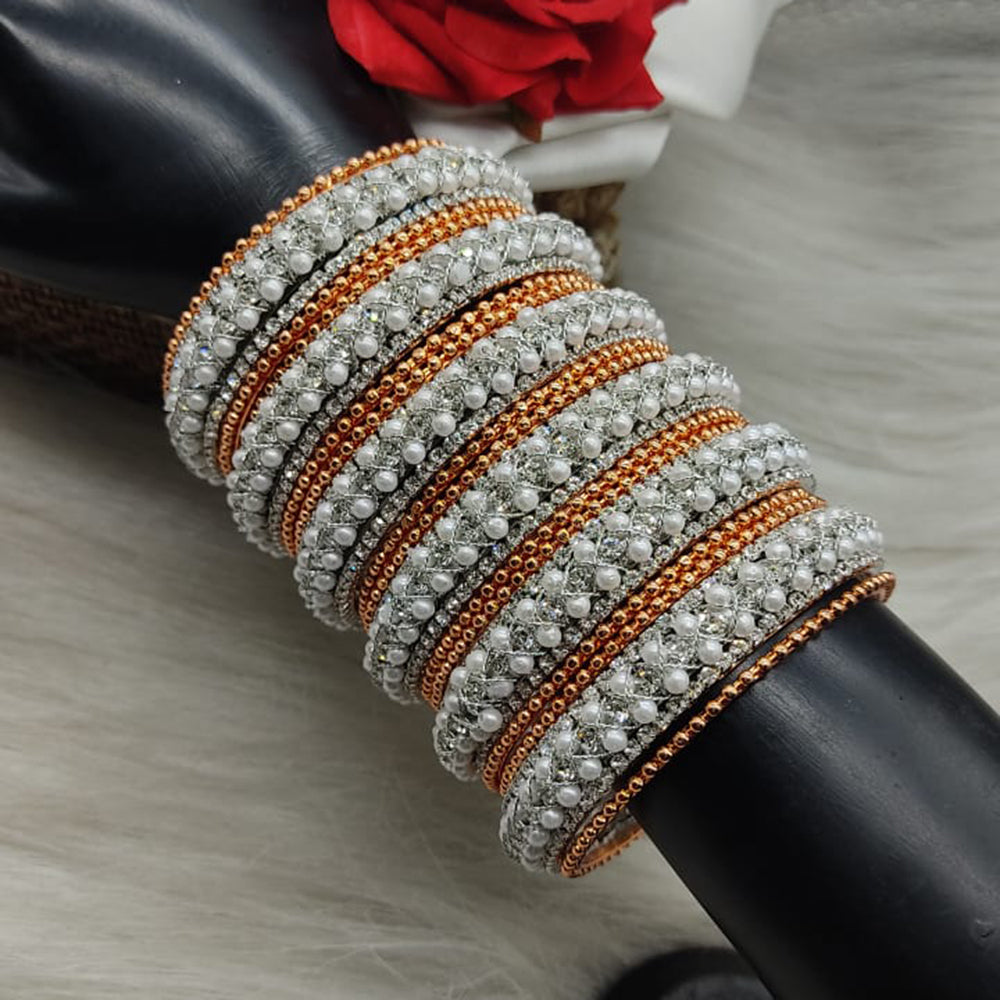 FS Collection Pearl Bangles Set