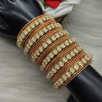 FS Collection Gold Plated Bangles Set