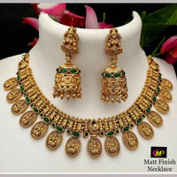 FS Collection Gold Plated Pota Stone Necklace Set